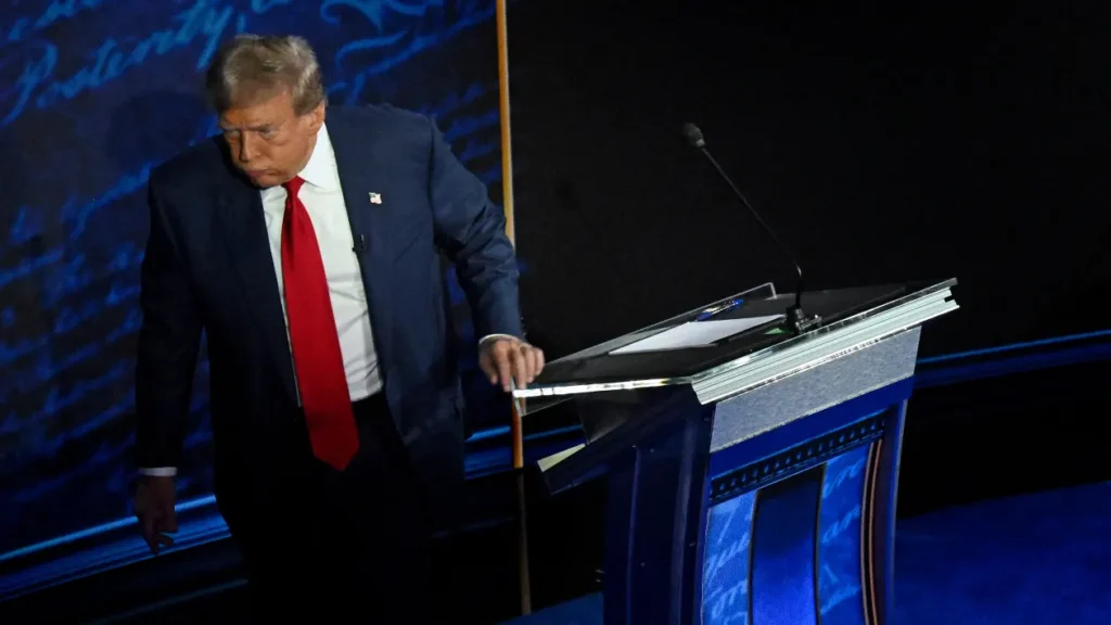 Trump Media shares plunge after GOP nominee’s debate with Harris