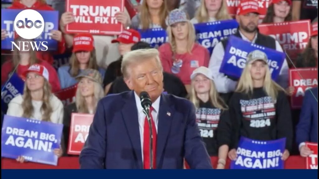 Trump encourages Americans to vote