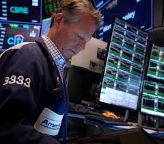 Dow falls more than 300 points Friday, but breaks a 3-week losing streak
