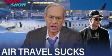 Lewis Black Asks Airlines to Fix Their S**t Amid Recent Catastrophes | The Daily Show