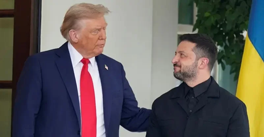 Trump hosts Zelensky at White House, pushes Ukraine peace deal