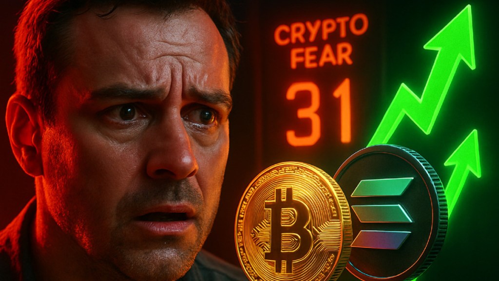 Bitcoin & Solana Rebound Watch — Analysts Expect 45% Upside as Fear Index Hits 31