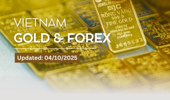 Infographic: Gold bars and rings surge sharply again on October 4