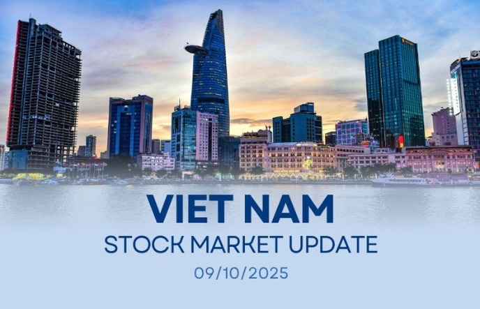 Infographic: VN-Index up 1.10% on October 9
