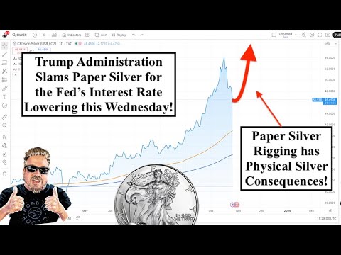SILVER ALERT! Trump Admin SLAMS "Paper Silver" for Wednesday's Interest Rate Lower Event! (Bix Weir)
