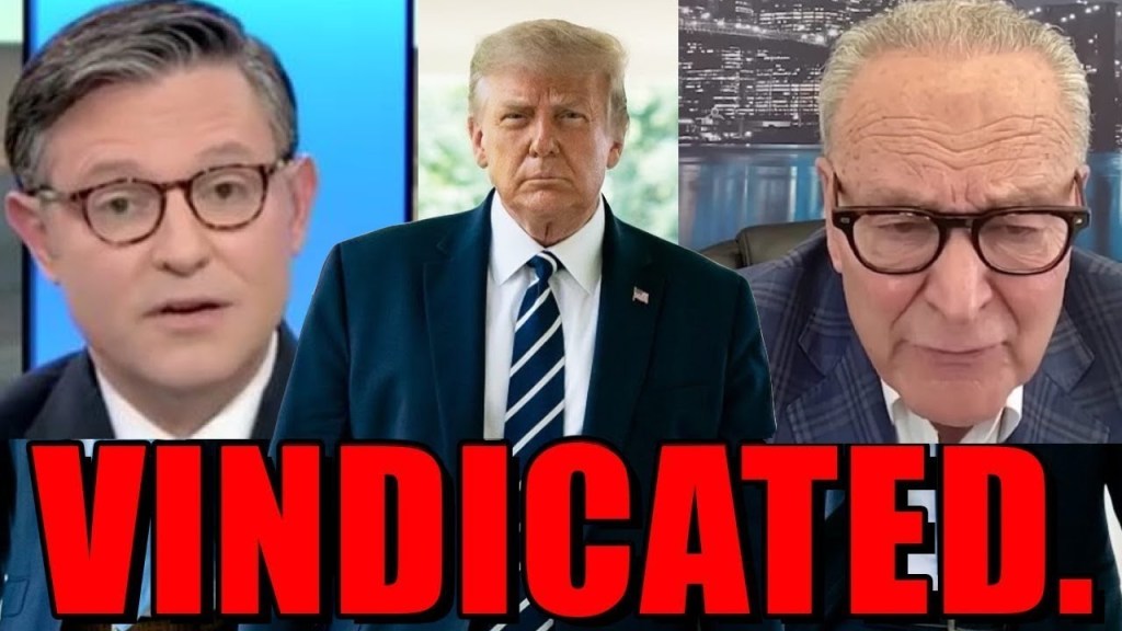 TRUMP 100% VINDICATED!