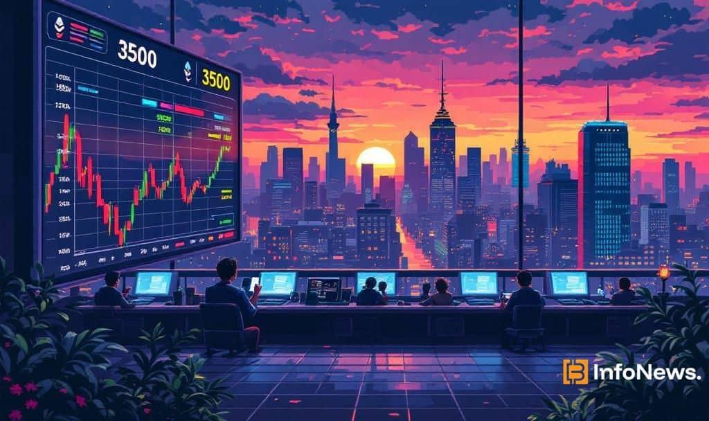Ethereum Rises Above $3,500 Amid Liquidations and Market Shifts