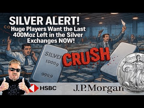 SILVER ALERT! Huge Players Bid For Last 400Mozs Leased from SLV inside LBMA Warehouses! (Bix Weir)