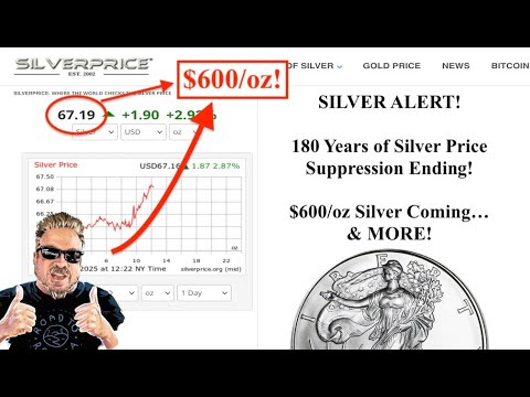SILVER ALERT! 180 Years of Silver Price Suppression ENDING! Next Stop $600/oz & MORE! (Bix Weir)