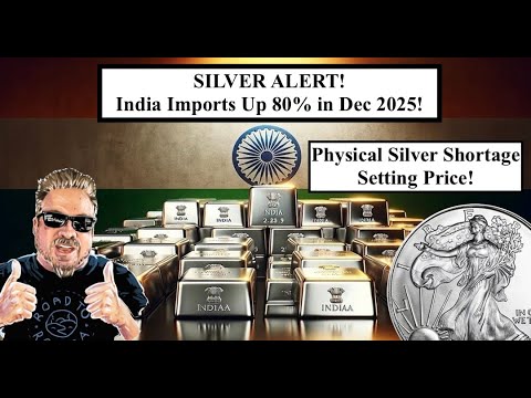 SILVER ALERT! India Imports Up 80% in Dec 2025! Physical Silver Shortage Setting Price! (Bix Weir)