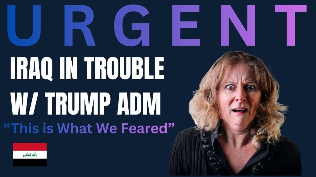 URGENT NEWS: Iraq in BIG Trouble w/Trump Administration; Here's What Happened