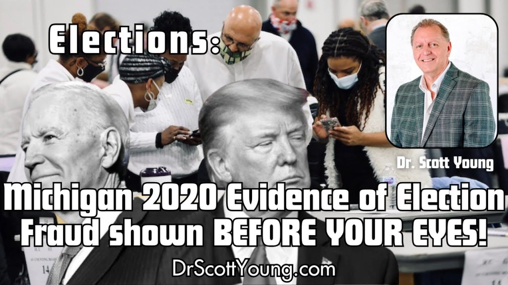 Michigan 2020 Evidence of Election Fraud shown BEFORE YOUR EYES