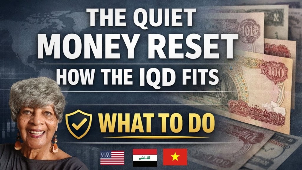 The Quiet Money Reset How the IQD Fits & What to Do