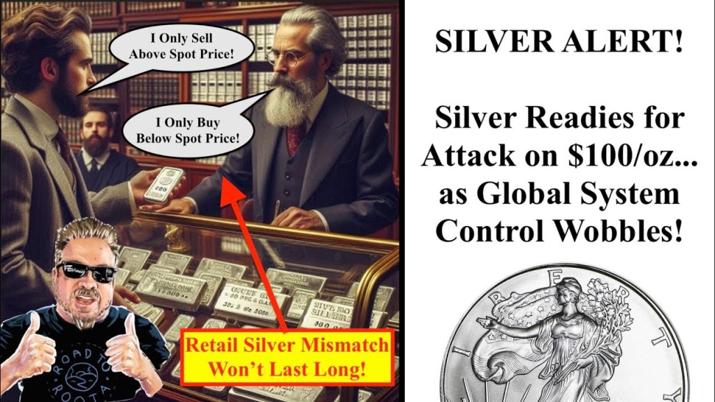 SILVER ALERT! Silver Readies for Attack on $100/oz as Global Control System Wobbles! (Bix Weir
