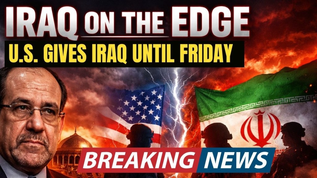 U S Gives Iraq Until Friday to Form a Government