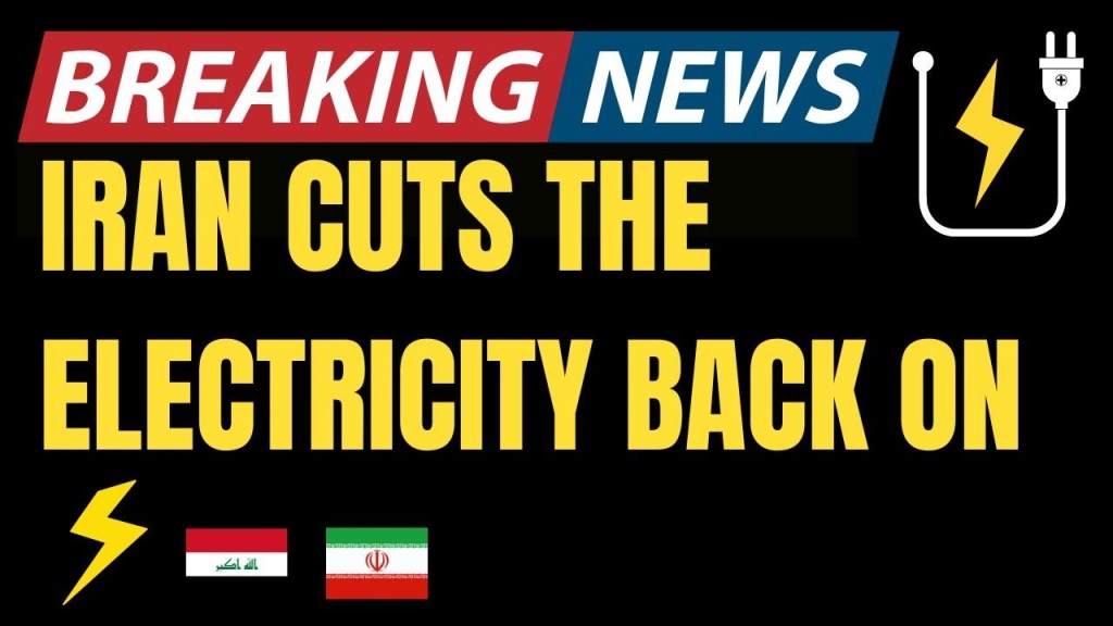 URGENT BREAKING NEWS: Iran Turned the Electricity Back On