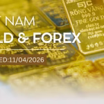 Infographic: Gold bar and ring prices decline slightly on April 11