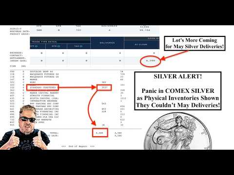 SILVER RED ALERT! May COMEX Silver Delivery Demands SHOCK Shorts! Metal Not in WAREHOUSE! (Bix Weir)