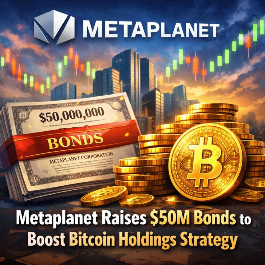 Metaplanet Raises $50M Bonds to Boost Bitcoin Holdings Strategy