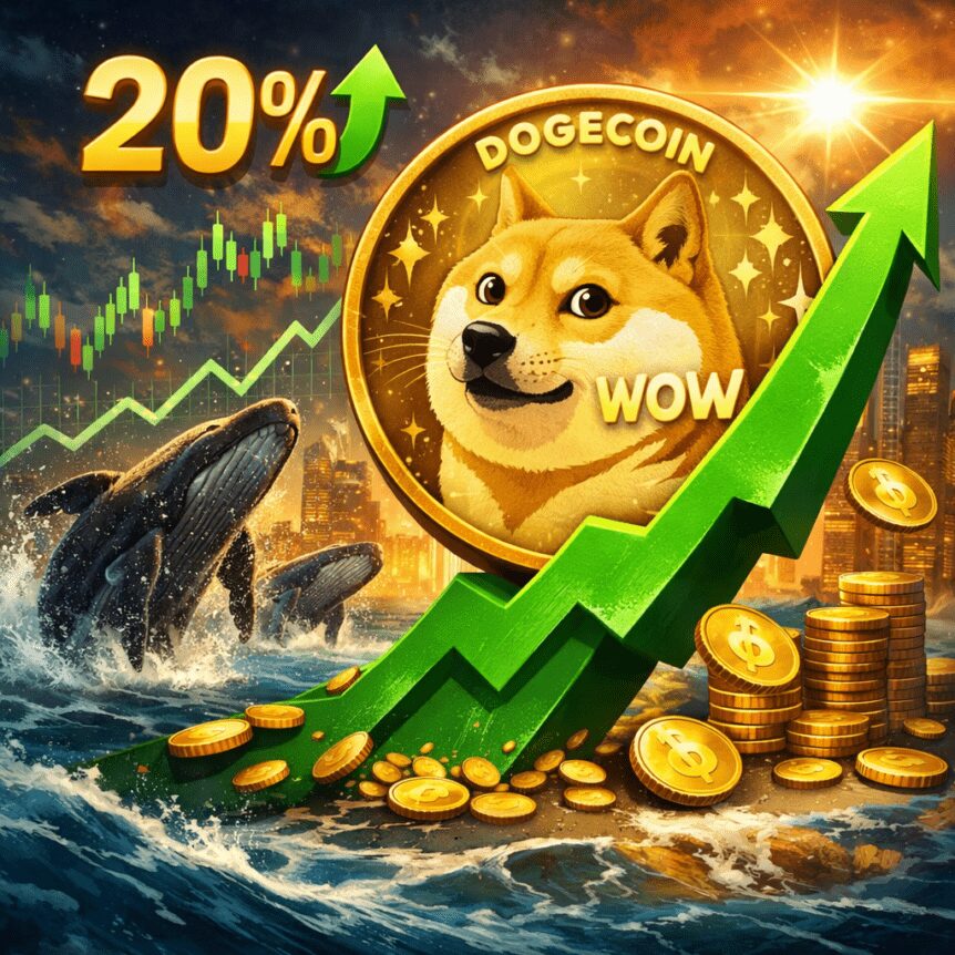 Dogecoin set for 20% rally as whales return