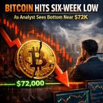 Bitcoin hits six-week low as analyst sees bottom near $72K