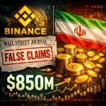 Binance Refutes WSJ Claim of $850M Iran-Linked Crypto Flows