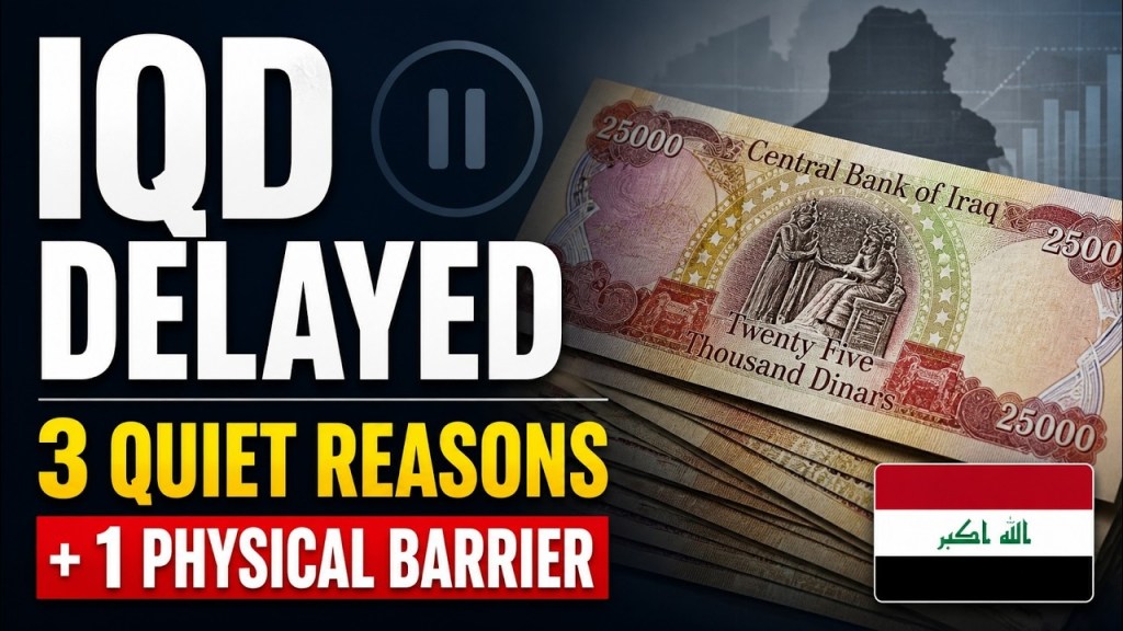 Iraqi Dinar Update: 3 Quiet Delays Holding Back the IQD + 1 Physical Barrier