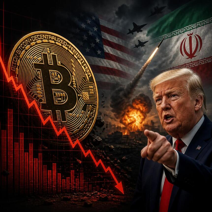 Bitcoin Falls as US-Iran Tensions Escalate
