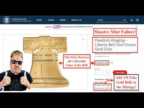 SILVER ALERT! Calling All Coin Counterfeiters! New Liberty Bell Pricing Screams "FAKE ME!" Bix Weir