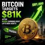Bitcoin Targets $81K After Nvidia Earnings Beat Lifts Risk Assets