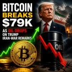 Bitcoin Breaks $79K as Oil Drops on Trump Iran-War Remarks