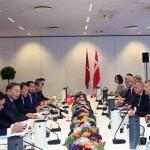 Top leader meets leading Danish businesses