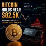 Bitcoin Holds Near $82.5K as Market Digests Ledger Theft Reports